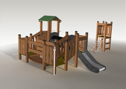 Modern Nature- drewniane domki zabaw